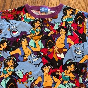 Tokyo Disney Aladdin Multicolor Character Tee